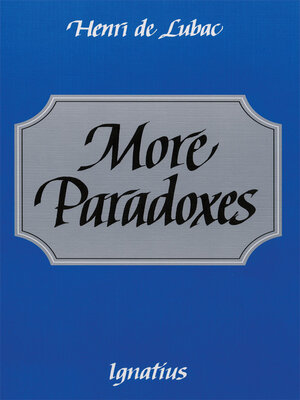 cover image of More Paradoxes